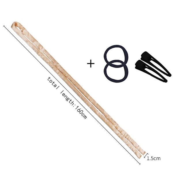 Värmelös Locktång Stång Lock Hår Kit GRÖN BRANCH