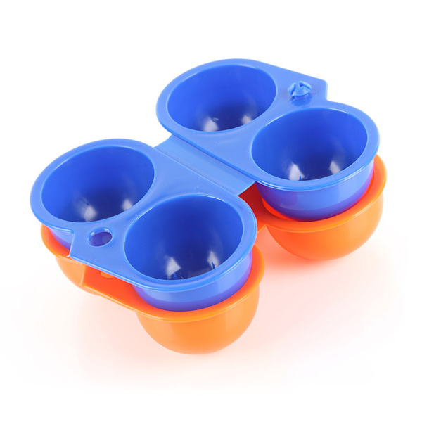 Bærbar plastgitter egg oppbevaringsboks beholder egg holder for utendørs camping