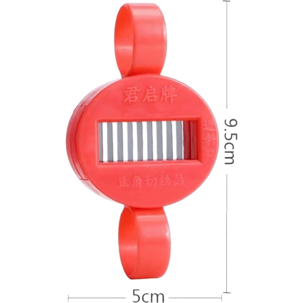 Stark Mini Runner Bean Slicer, Skarpa Skärverktyg för Runner Bönor