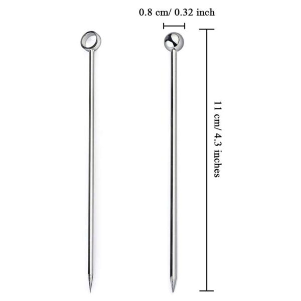 Cocktail gafler, rustfrit stål mad gafler, Martini gafler