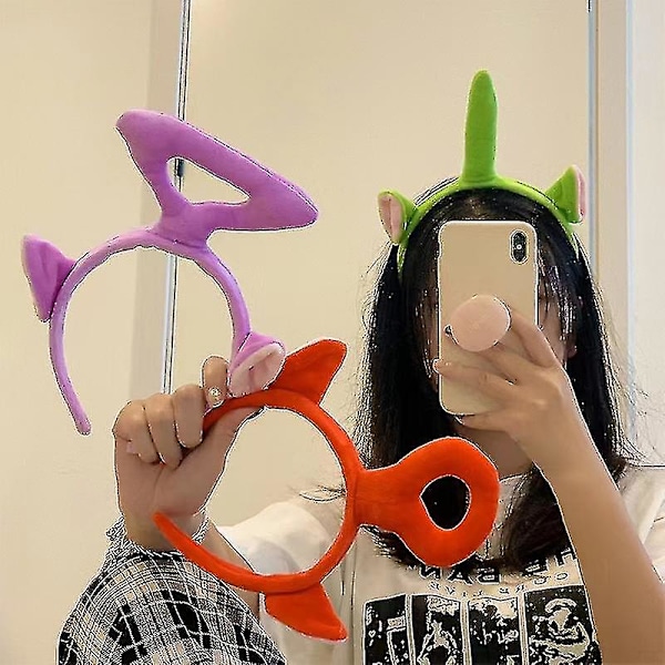 4-pack Teletubbies Hårband Anime Tecknat Hårband Sött Tredimensionellt Hårband