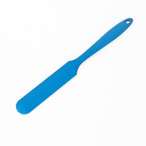 Silikonspatel, varmebestandig fleksibel non-stick, slank spatel (blå)
