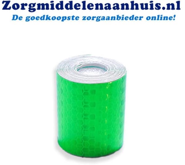 Reflekterende Tape Klasse 1 Selvklebende 2 Ruller Hvit Rød 5cm Bredde 300cm Lengde Per Rull