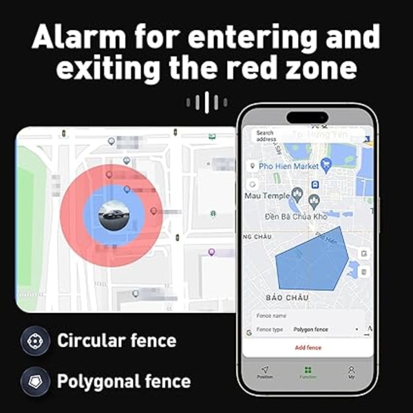 Bärbar GPS-tracker - Anti-förlustenhet, GPS-tracker mot stöld för bil, Porta