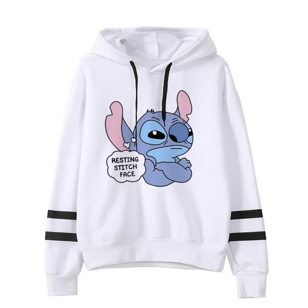 Y2k Cartoon Lilo og Stitch sjove hoodies kvinder Harajuku sød Stitch Anime sweatshirt Manga Streetwear Hoody kvindelige børn 59218 59218 XL