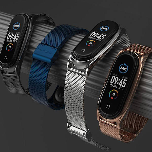 Tech-Protect Milanese Metal Armbånd Xiaomi Mi Smart Band 7 Roséguld
