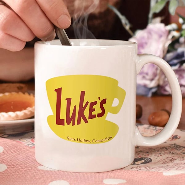 Luke's Diner Krus Stars Hollow Connecticut Gear Gilmore Girls Inspirerede Krus Luke's Diner Kop Luke's Diner Kaffekrus Fan Gave