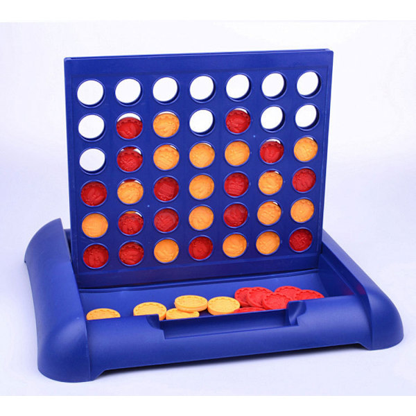 CONNECT 4 - Klassiskt spel med fyra i rad - Brädspel och leksaker för barn, pojkar, flickor - Från 6 år