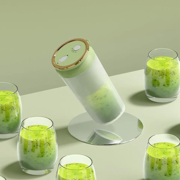 260 ml Mini Blender Fresh Juice Pieni blender USB latauksella Kannettava Juice Green