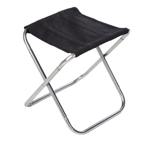 Foldbar Campingstol i Aluminium Legering Udendørs Mini Fiskestol Let Bærbar Stole
