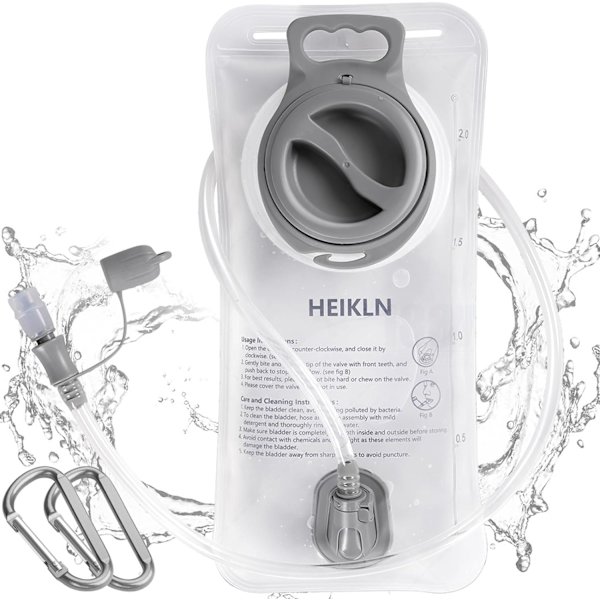 Blåsa 2 Liter, Läckagesäker Vattenbehållare, BPA-Fri Militärt Vattenförvaringsblåsa Hydration
