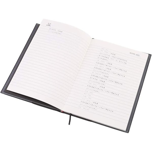 Death Note Notebook Anime Dagbog med Pen og Kæde til Anime
