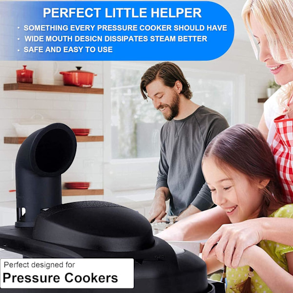 Silikon Ångavledare, Instant Pot/Crock Pot/Tryckkokare Tillbehör för Silikon Tryckkokare, Kök/Husbil Gadget