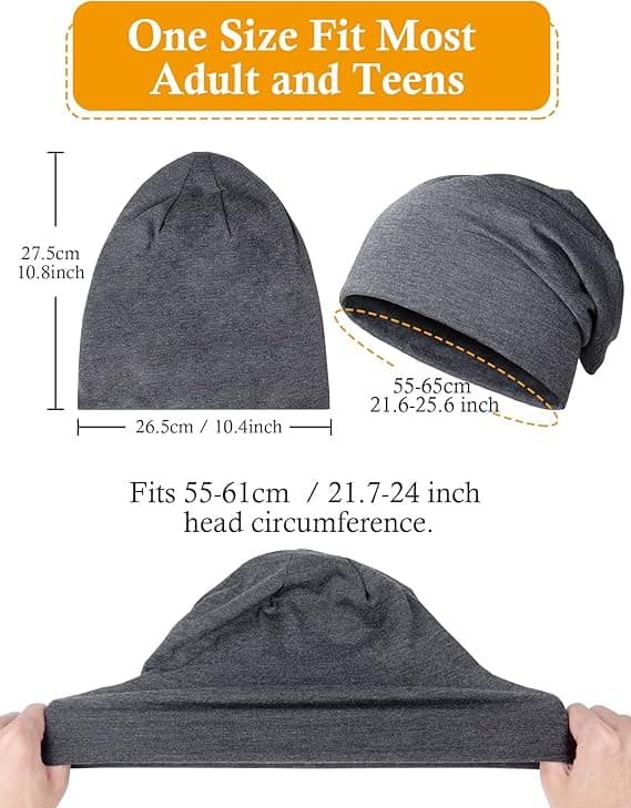 2 stk. klassisk hue til mænd og kvinder, unisex strikhue lang hue til vinter