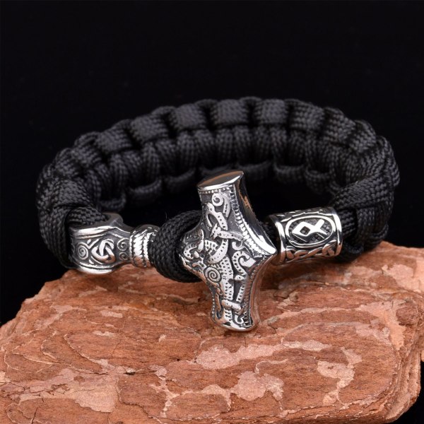 Vikingarmband, flätade män smycken nordiska presenter