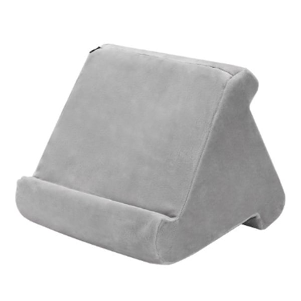 Tablettstativ Puteholder Trekant Myk Pute Bærbar Multifunksjonell Tablettstativ Pute for Sofa Seng