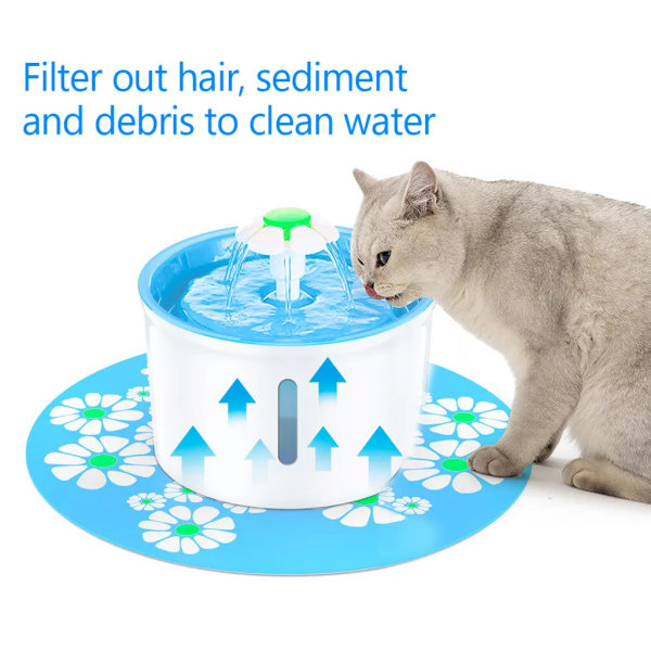 Kattfontänfilter Blomfontän Ersättningsfilter Kattfontän Vattenfontän 8 st