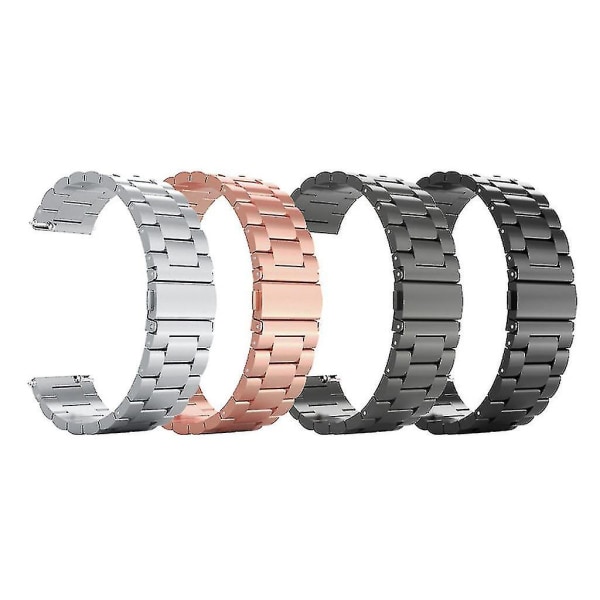 Metalbånd kompatible med Huawei Watch Gt3 20/22mm rustfrit stål armbåndsurløkke Justerbar armbånd Smartwatch-rem Titanium Grey Titanium Grey 22mm