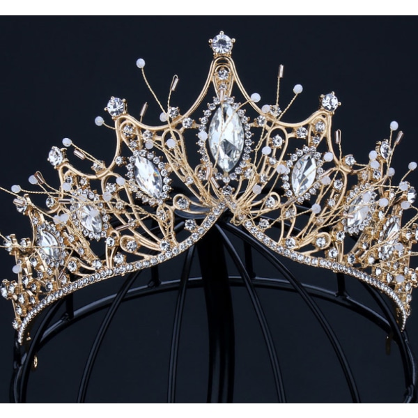 Bryllupskrone for kvinner Queen Crowns red