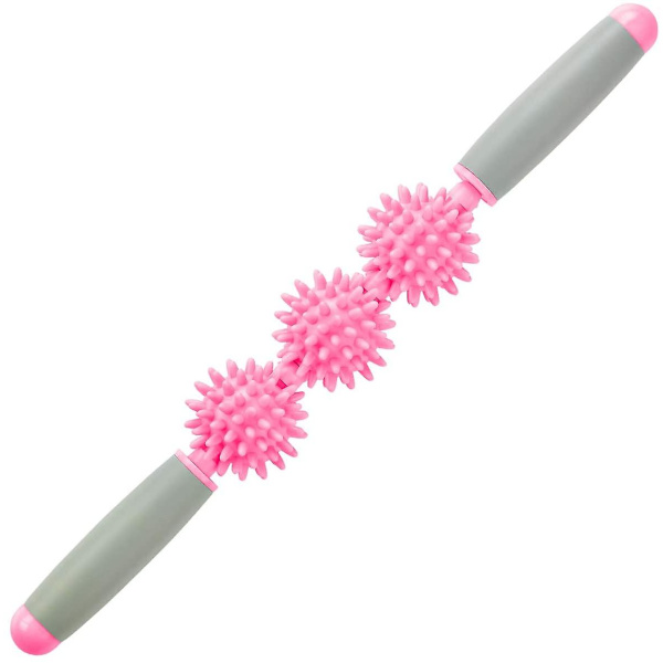 Fasciemassasjevals - Cellulittmassasje - Fascievals for Cellulitt og Smertefulle Muskler - Nakke, Ben, Rygg, Kroppsvals - Rosa