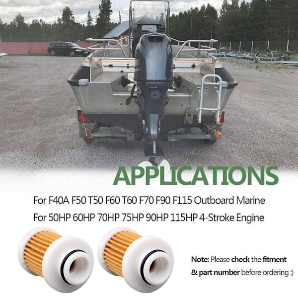 kpl 6d8-ws24a-00 polttoainesuodatin Yamaha F50-f115 perämoottoriin 40-115hv 30hv-115hv 4-tahti suodatin 6d8-24563-00-00