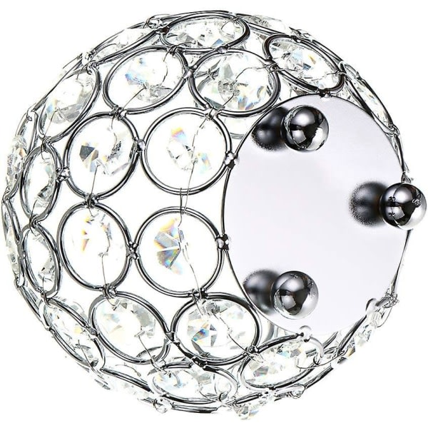 10 cm kristallikulho Votive kynttilänjalka Sparkling Tealight kynttilänjalat (hopea väri)
