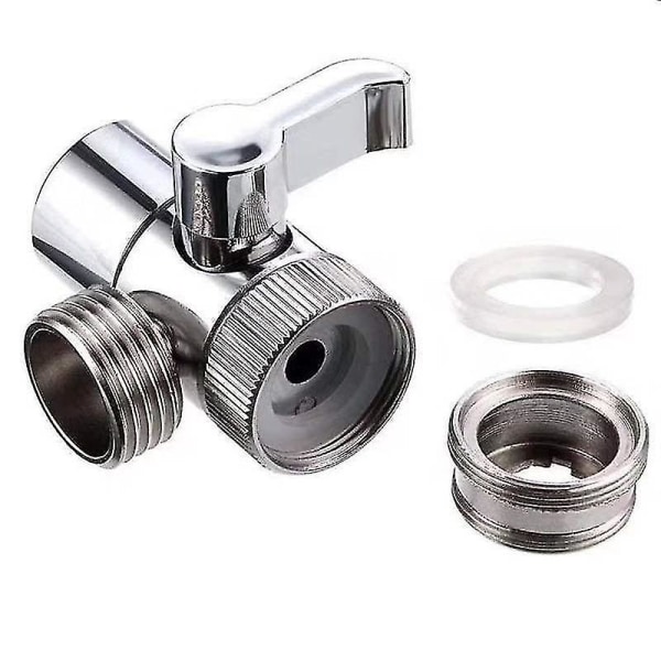 Bryterkranadapter Kjøkkenvask Splitter Avvikende Ventil Vannkran Kobling For WC Bidet Dusj