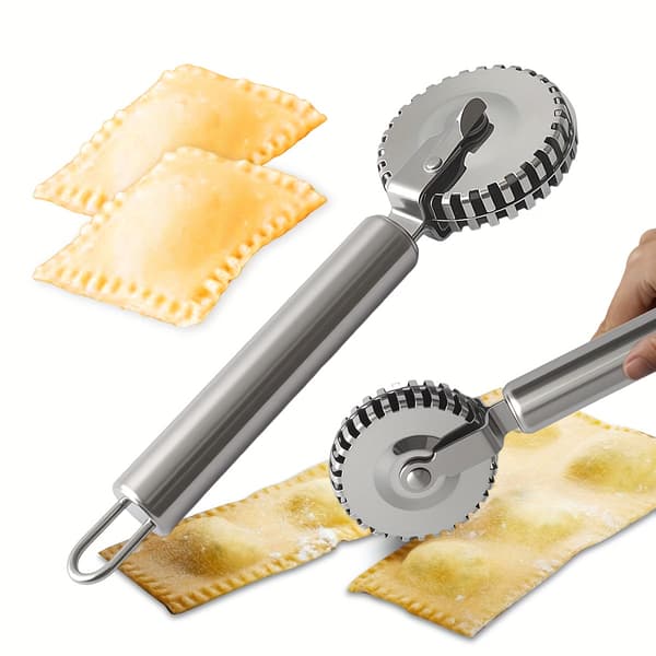 Blomsterrullepresse i rustfritt stål, teksturert blondekutter for baking og paifyll