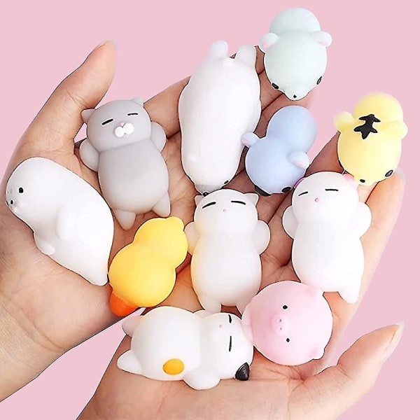 Squishy legetøj billigt Squishy Fidget legetøj pakke til piger Kawaii søde bløde klemme tilfældige stilarter