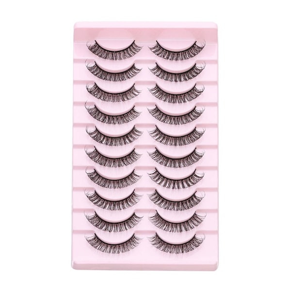 10 paria 3D Mink DD Curl Venäläisiä tekoripsiä TK03