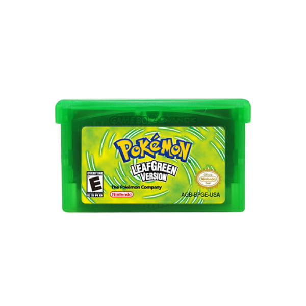 32-bit videospillkassett konsollkort for GBA serien LEAFGREEN VERSION one size