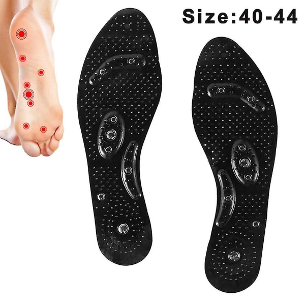 1 par Gel Akupressur Magnetiske indlæg/indlæg til fod/fødder terapi