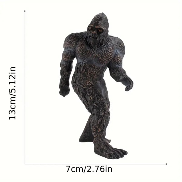 Mytisk Sasquatch Statue: Holdbar Hjem- og Kontordekoration - Abe-Varulv-Yeti Model Legetøj