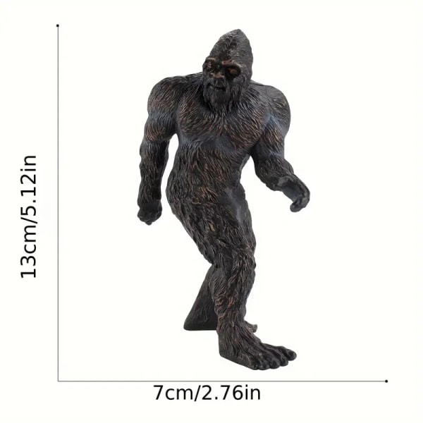 Mytisk Sasquatch-staty: hållbar hem- och kontorsinredning - Ape Werewolf Yeti modellleksak