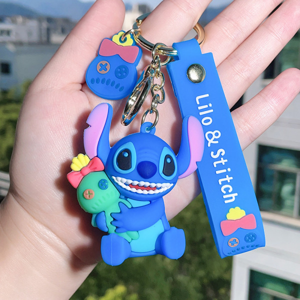 Anime Disney Stitch Nyckelring Ny Stitch Kramar Baby Doll