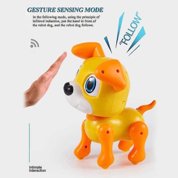 smartgestureRobotiska leksaker   sensor husdjurshund interaktiv valp robotleksak för barn födelsedag julklappar djurleksak