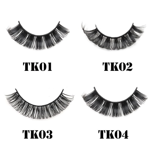 10 paria 3D Mink DD Curl Venäläiset Tekoripset TK03