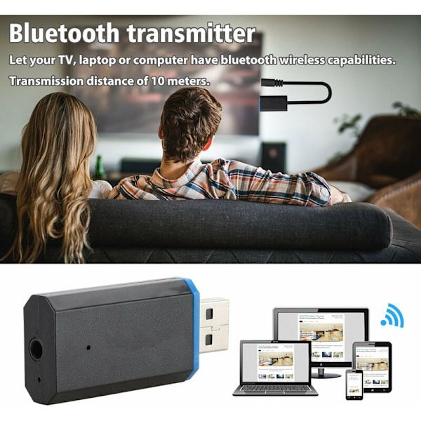 Bluetooth-sender til TV, Bluetooth 5.0-lydadapter
