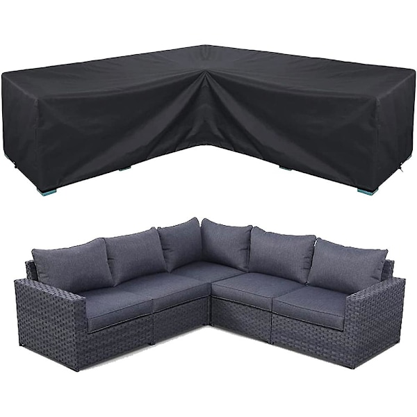 Cover Waterproof Set Cover Outdoor Sectional Furniture Cover-SIZE: 215*215*87cm