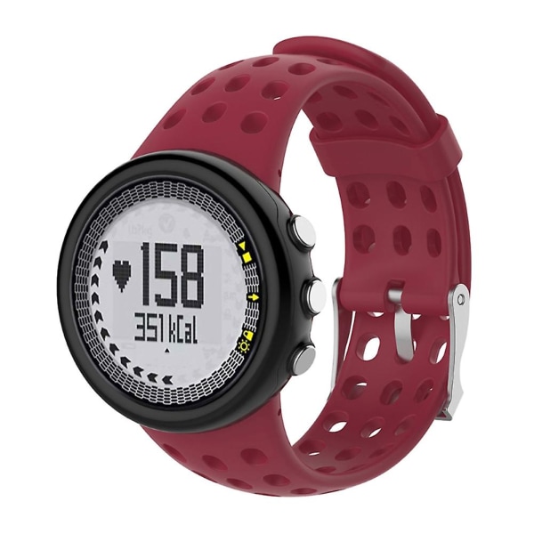 Silikone udskiftningsrem til Suunto M1 M2 M4 M5 serie fitnessur White