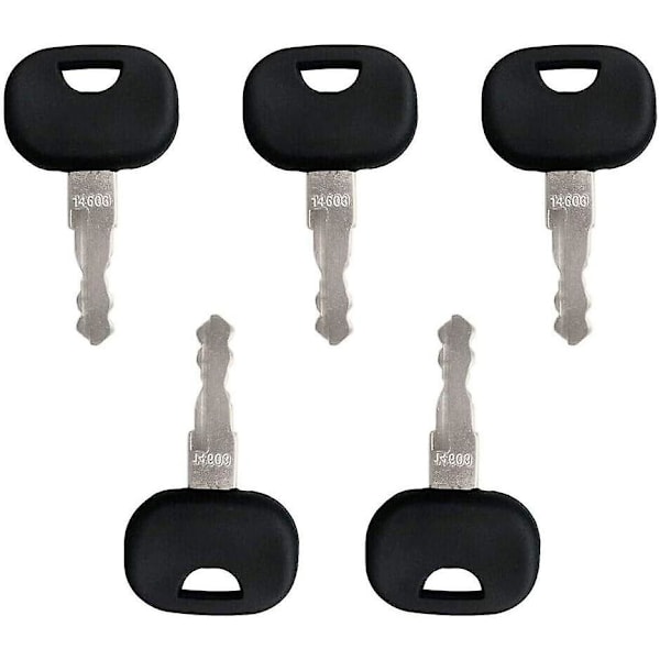 Nøkkel 14603 10 stk Tenningnøkler egnet for Fendt, Claas, Liebherr, Zetteleyer, Deutz, Manitou, New Holland, gravemaskin, laster etc. Betterl