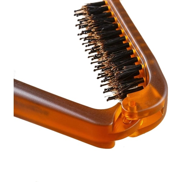 Vikbar hårborste Antistatisk hårborste Detanglerborste för flickor Pojkar Kvinnor Män Barn Våttorrt hår Mini Resehårborste
