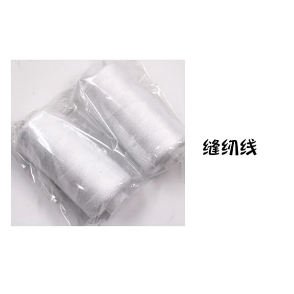 2Pcs 500M Sewing Thread Polyester Thread Set Strong And Durable Black White Sewing Threads For Hand Machines