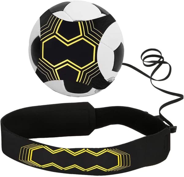 Elastiskt träningsband för fotboll - Gul/Svart
