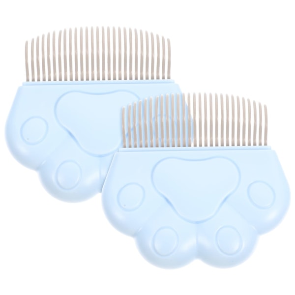 2pcs Cat Combs Pet Hair Removal Combs Cat Paw