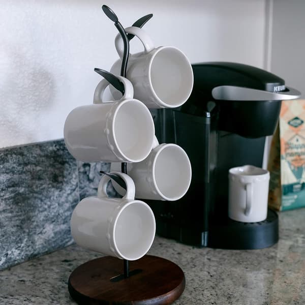 Kaffekoptræ til bordplade, kaffekopholder, kopholder til bordplade