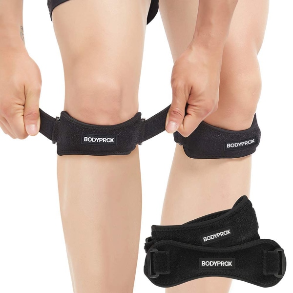 Patella Knee Strap Adjustable Knee Pads Silicone Knee Pads Hiking Running