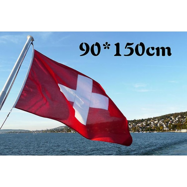 F943 90*150cm 3*5ft Schweizisk flag nr. 4 flag schweizisk flag