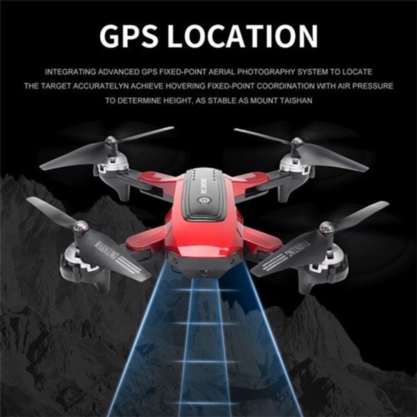Drone HJ38 GPS 5G WIFI FPV 4K Camra HD - Rouge