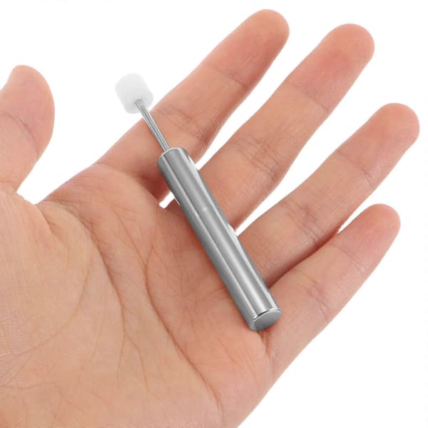 6-delt sæt med dæmpningsstempler med langsom nedstigning - lavet af rustfrit stål, erstatning for dæmper med langsom nedstigning Sølv Silver 5.40X0.70X0.70CM